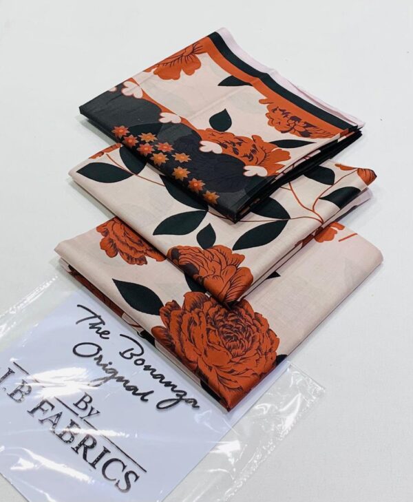 3PC Printed Lawn | Bonanza Brand