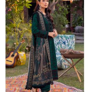3PC Embroidered Lawn | Asim Jofa