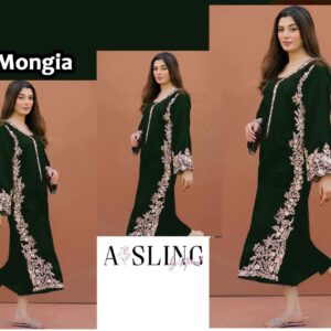2PC Embroidered Lawn | A Sling Brand
