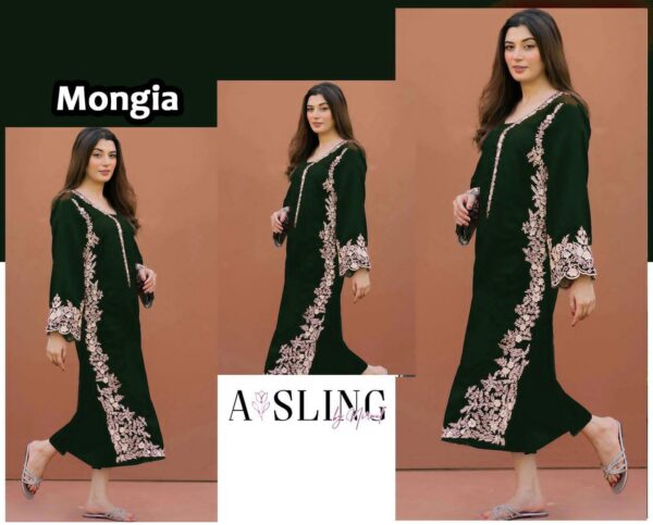 2PC Embroidered Lawn | A Sling Brand