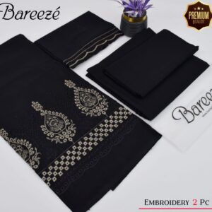 2PC Embroidered Lawn | Bareeze Brand