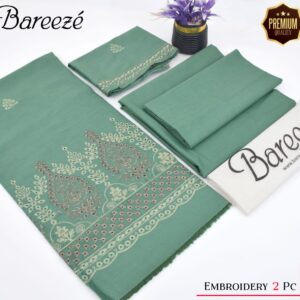2PC Embroidered Lawn | Bareeze Brand