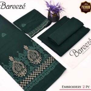 2PC Embroidered Lawn | Bareeze Brand