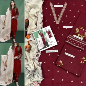 3PC Embroidered Lawn | Urge Brand