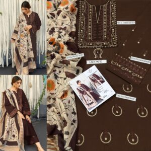 3PC Embroidered Lawn | Urge Brand