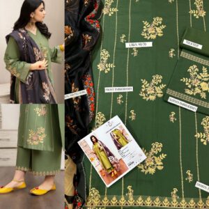 3PC Embroidered Lawn | Urge Brand