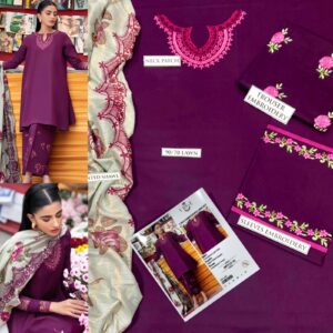 3PC Embroidered Lawn | Urge Brand