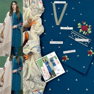 3PC Embroidered Lawn | Urge Brand