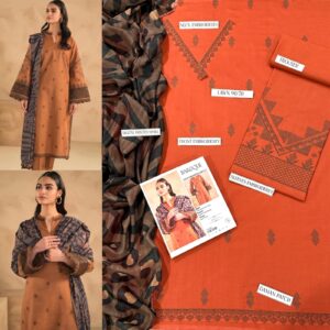 3PC Embroidered Lawn | Urge Brand