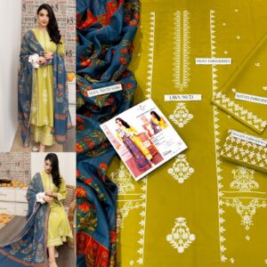 3PC Embroidered Lawn | Urge Brand