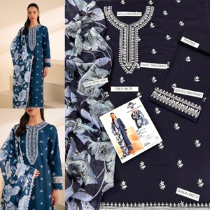 3PC Embroidered Lawn | Urge Brand