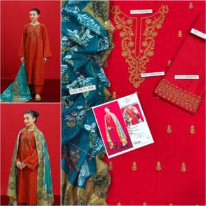 3PC Embroidered Lawn | Urge Brand