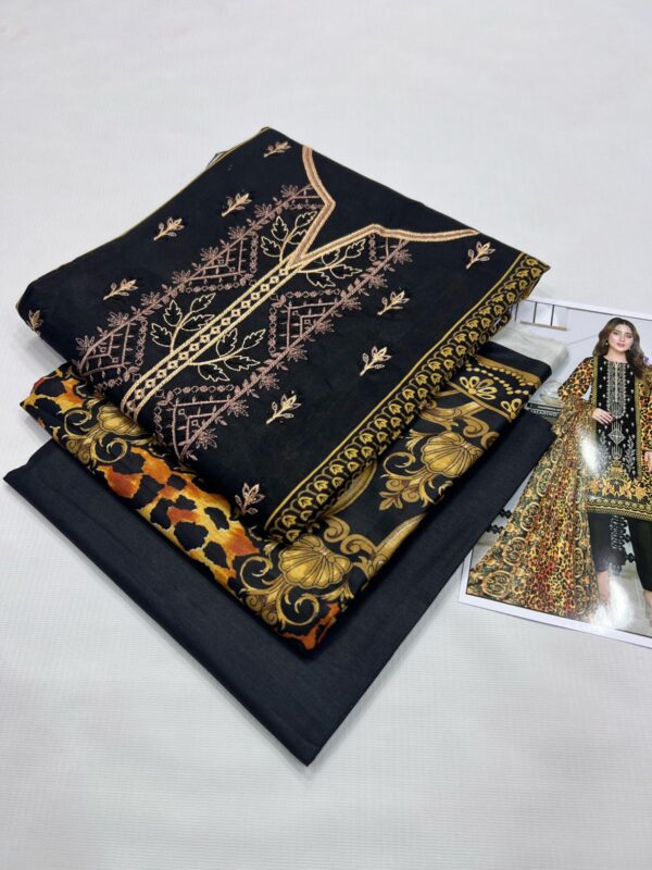 3PC Embroidered Lawn