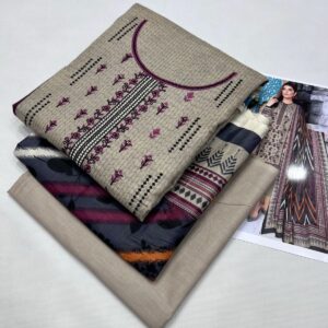 3PC Embroidered Lawn