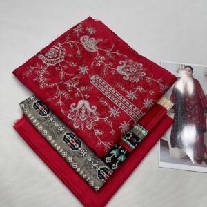 3PC Embroidered Lawn