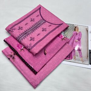 3PC Embroidered Lawn