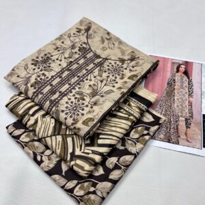 3PC Embroidered Lawn