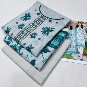 3PC Embroidered Lawn