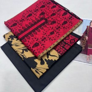 3PC Embroidered Lawn