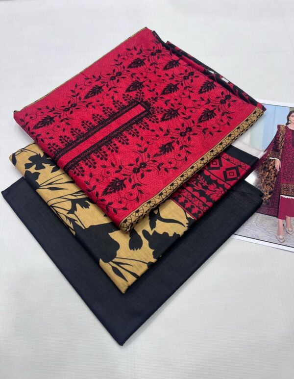 3PC Embroidered Lawn