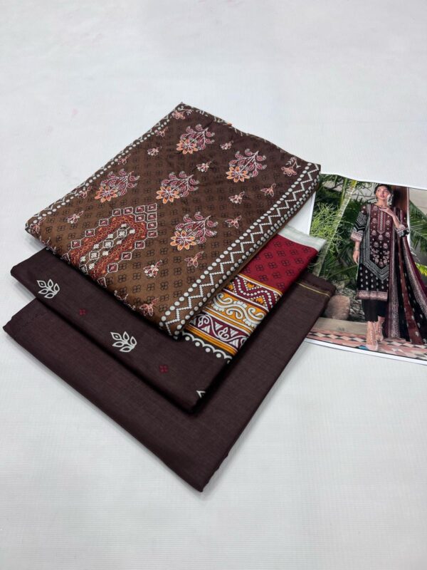 3PC Embroidered Lawn