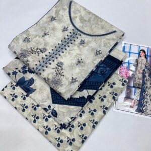 3PC Embroidered Lawn