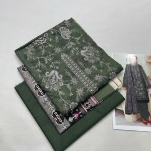 3PC Embroidered Lawn