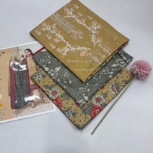 3PC Embroidered Lawn