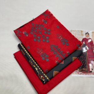 3PC Embroidered Lawn