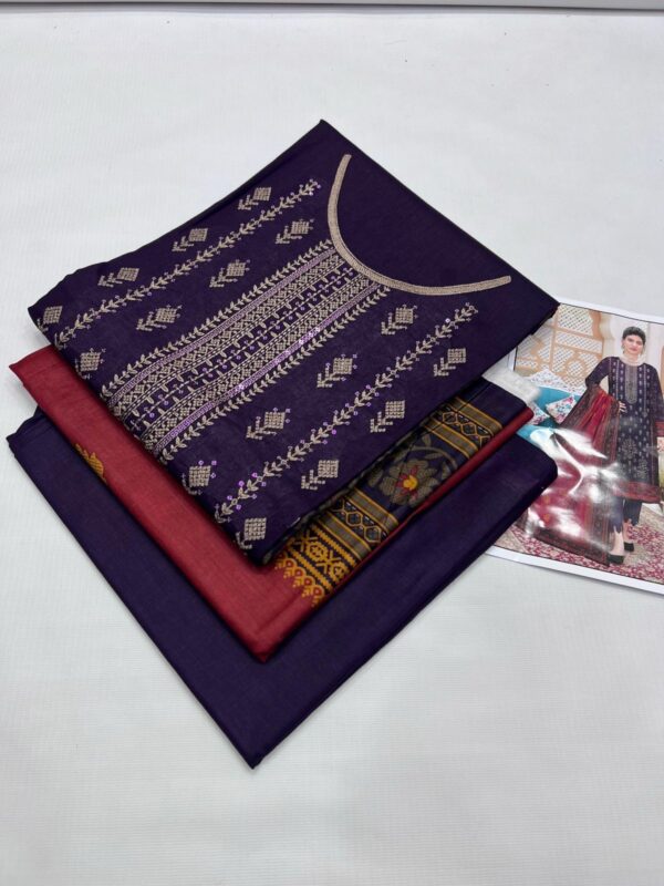 3PC Embroidered Lawn