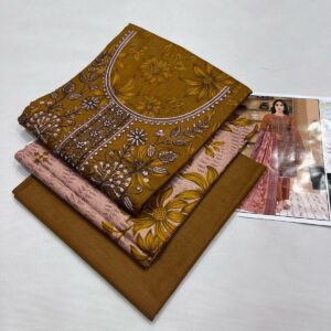 3PC Embroidered Lawn