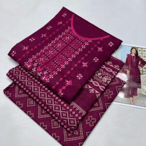 3PC Embroidered Lawn