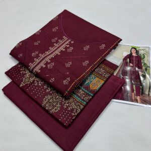 3PC Embroidered Lawn