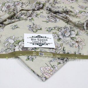 2PC Printed Lawn | Bin Saeed Brand | Allover