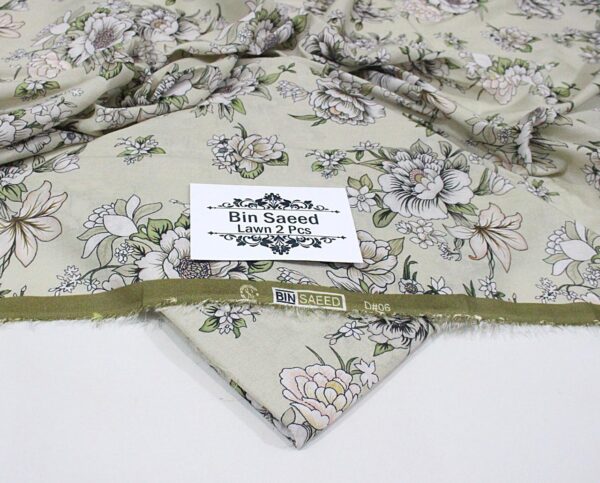 2PC Printed Lawn | Bin Saeed Brand | Allover