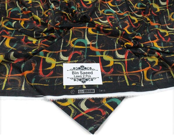 2PC Printed Lawn | Bin Saeed Brand | Allover