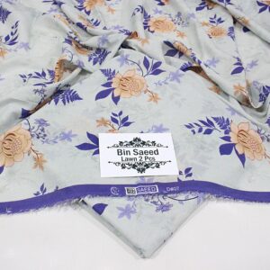 2PC Printed Lawn | Bin Saeed Brand | Allover