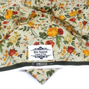 2PC Printed Lawn | Bin Saeed Brand | Allover