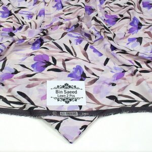 2PC Printed Lawn | Bin Saeed Brand | Allover