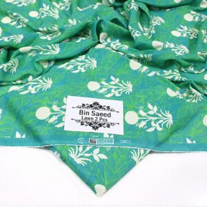 2PC Printed Lawn | Bin Saeed Brand | Allover