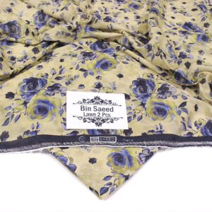 2PC Printed Lawn | Bin Saeed Brand | Allover