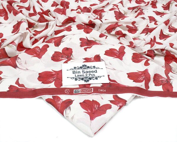2PC Printed Lawn | Bin Saeed Brand | Allover