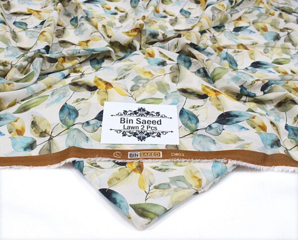 2PC Printed Lawn | Bin Saeed Brand | Allover