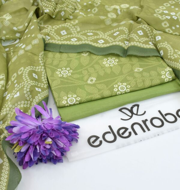 3PC Printed Lawn | Edenrobe