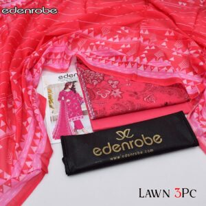 3PC Printed Lawn | Edenrobe