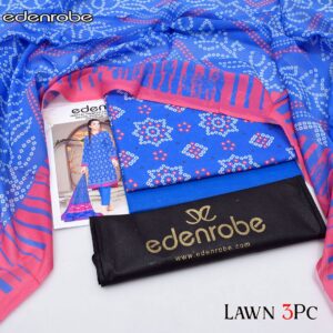 3PC Printed Lawn | Edenrobe
