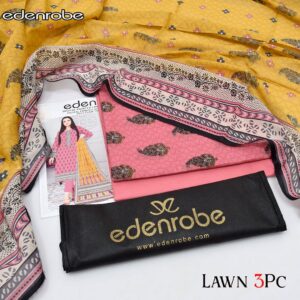 3PC Printed Lawn | Edenrobe