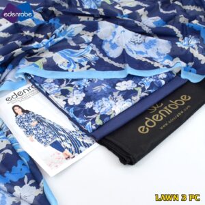 3PC Printed Lawn | Edenrobe