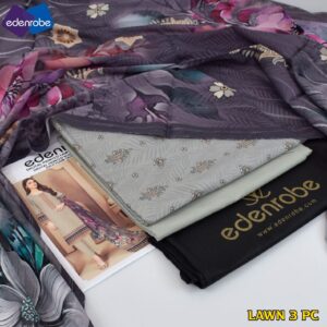 3PC Printed Lawn | Edenrobe