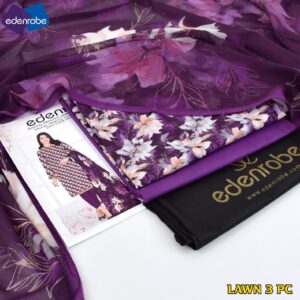3PC Printed Lawn | Edenrobe